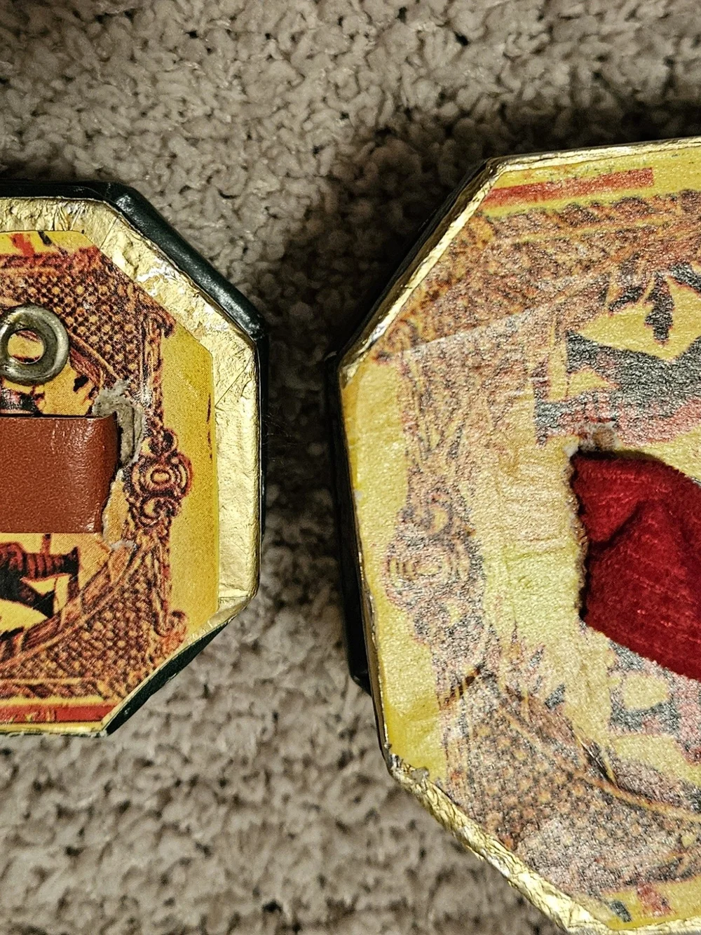 Two Vintage (1950-60) Christmas Accordions.  Not A Childs toy. Christmas Decor.